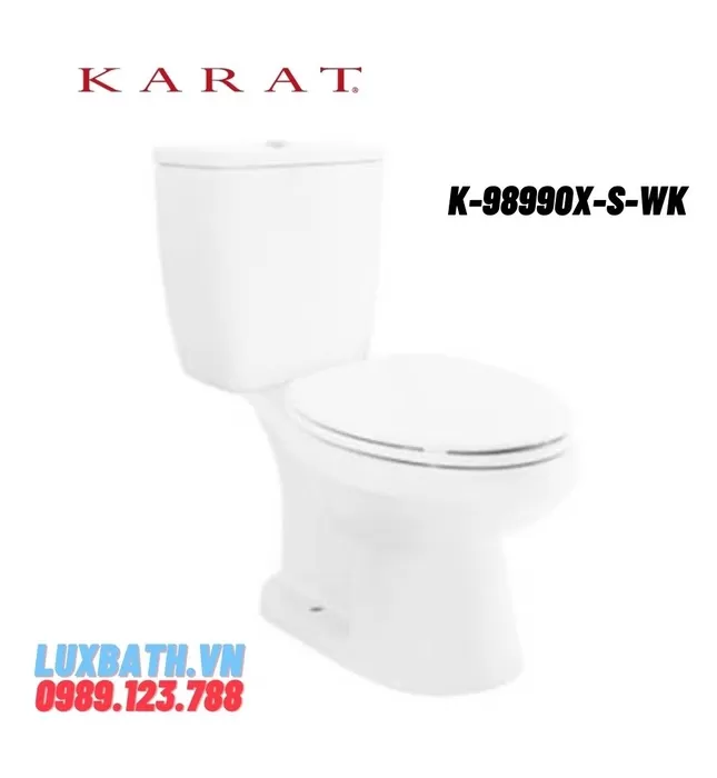 Bồn cầu hai khối nắp êm Karat CAPRI II K-98990X-S-WK