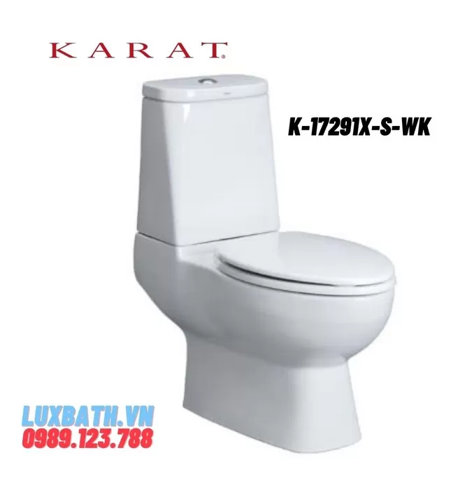 Bồn cầu hai khối nắp êm Karat KAPPA K-17291X-S-WK