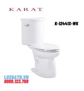 Bồn cầu hai khối nắp êm Karat KACTUS K-12441X-WK