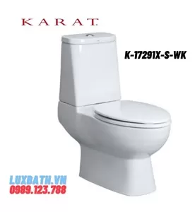 Bồn cầu hai khối nắp êm Karat KAPPA K-17291X-S-WK