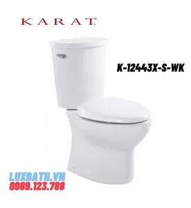 Bồn cầu hai khối nắp êm Karat KOKO K-12443X-S-WK