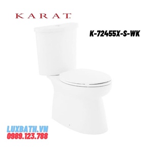 Bồn cầu hai khối nắp êm Karat SORRENTO K-72455X-S-WK
