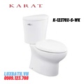 Bồn cầu hai khối nắp êm Karat BAGAN K-12370X-S-WK