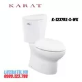 Bồn cầu hai khối nắp êm Karat BAGAN K-12370X-S-WK