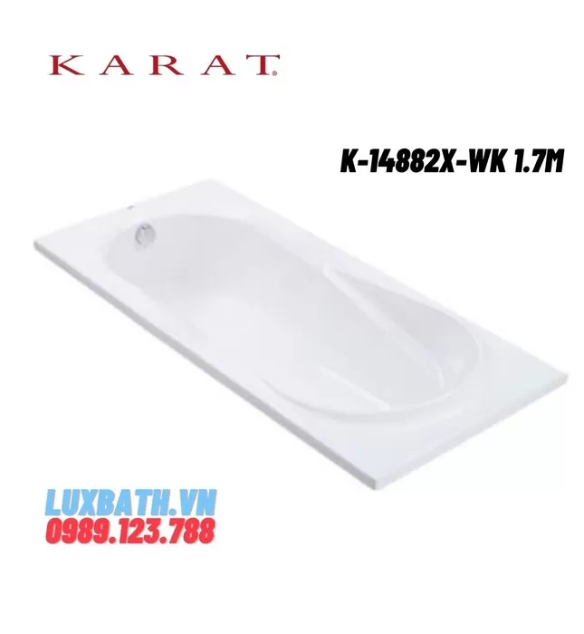 Bồn Tắm Xây Karat Pelican K-14882X-WK 1.7m