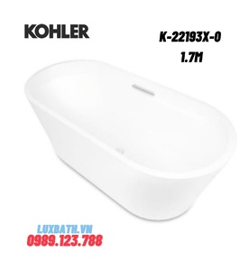Bồn tắm đặt sàn Kohler EVOK K-22193X-0 1.7m