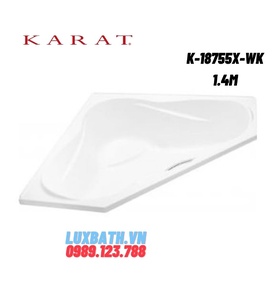 Bồn tắm góc Karat SAPPHIRE K-18755X-WK 1.4m