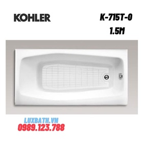 Bồn tắm Kohler VILLAGERTM K-715T-0 1.5m (Bỏ mẫu)
