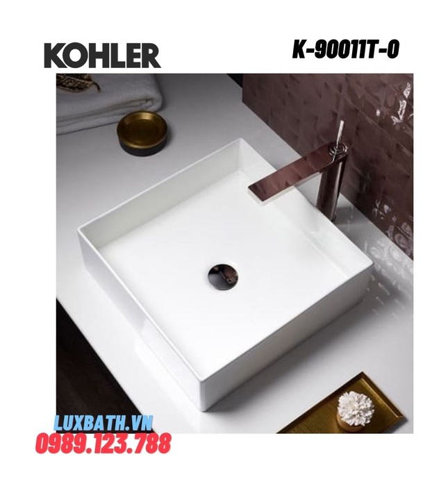 Chậu rửa lavabo đặt bàn Kohler MICA K-90011T-0
