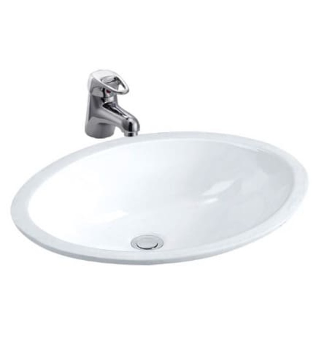 Chậu rửa lavabo âm bàn Karat TOURMARINE K-18808X-WK