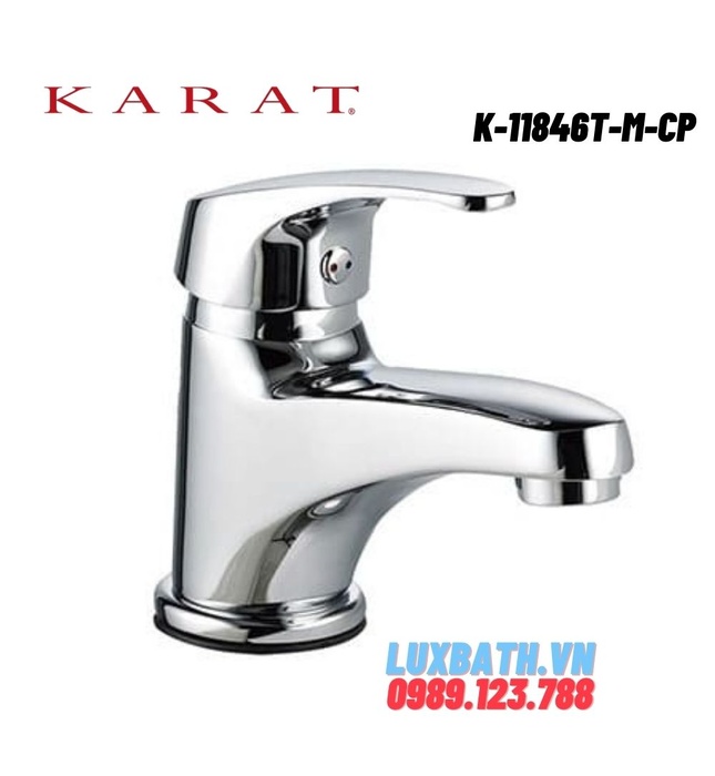 Vòi chậu rửa mặt KARAT JASPER K-11846T-M-CP