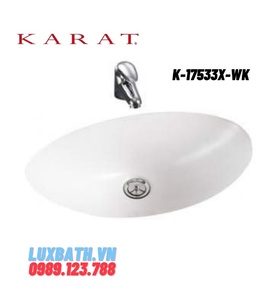 Chậu rửa lavabo âm bàn Karat KANOK K-17533X-WK