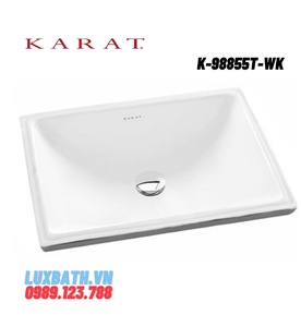 Chậu rửa lavabo âm bàn Karat MILANO K-98855T-WK