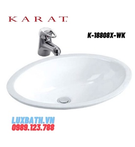 Chậu rửa lavabo âm bàn Karat TOURMARINE K-18808X-WK