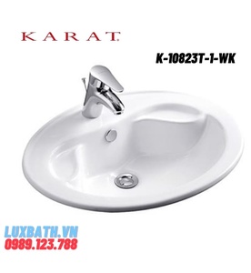 Chậu rửa lavabo dương vành Karat RUBY K-10823T-1-WK