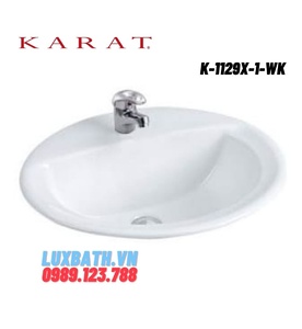 Chậu rửa lavabo dương vành Karat ZIRCON K-1129X-1-WK