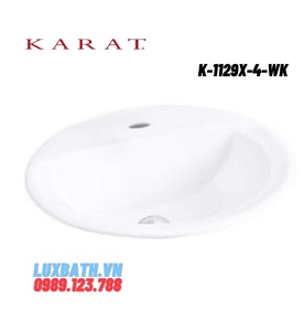 Chậu rửa lavabo dương vành Karat ZIRCON K-1129X-4-WK