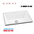 Chậu rửa lavabo âm bàn Karat PINE K-15668T-M-WK
