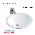 Chậu rửa lavabo âm bàn Karat TOURMARINE K-17354K-WK