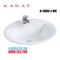 Chậu rửa lavabo dương vành Karat ZIRCON K-1129X-1-WK
