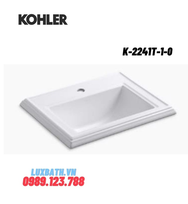 Chậu rửa lavabo âm bàn Kohler MEMOIRS K-2241T-1-0