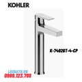 Vòi chậu rửa 1 lỗ Kohler K-74026T-4-CP