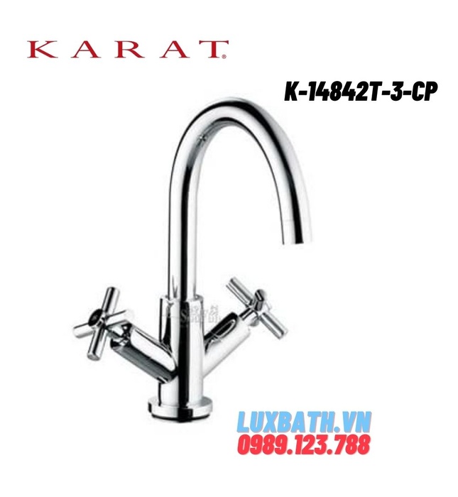 Vòi chậu rửa Karat IVY K-14842T-3-CP