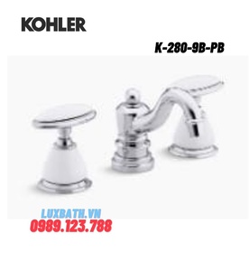 Vòi chậu rửa 3 lỗ Kohler ANTIQUE K-280-9B-PB