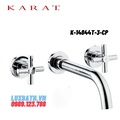 Vòi chậu rửa gắn tường Karat IVY K-14844T-3-CP