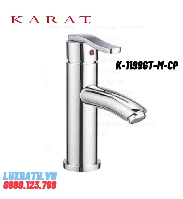 Vòi chậu rửa 1 lỗ Karat MILANO K-11996T-M-CP