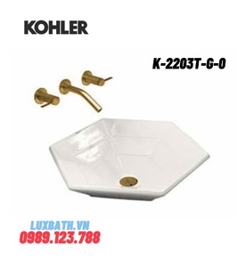 Chậu rửa lavabo đặt bàn Kohler HEX STRATA K-2203T-G-0