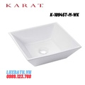 Chậu rửa lavabo đặt bàn Karat PINE K-10945T-M-WK