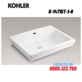 Chậu rửa lavabo đặt bàn Kohler PARLIAMENT K-14715T-1-0