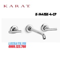 Vòi chậu rửa gắn tường Karat PURIST K-14415K-4-CP