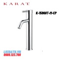 Vòi chậu rửa 1 lỗ Karat LUNA K-15968T-M-CP