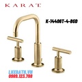 Vòi chậu rửa 3 lỗ Karat PURIST K-14406T-4-BGD