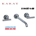 Vòi chậu rửa gắn tường Karat PURIST K-14415T-4-BN