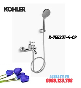 Vòi sen tắm gắn tường Kohler ELLISTON K-75523T-4-CP