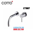 Vòi rửa mặt lavabo lạnh âm tường COTTO CT1067 
