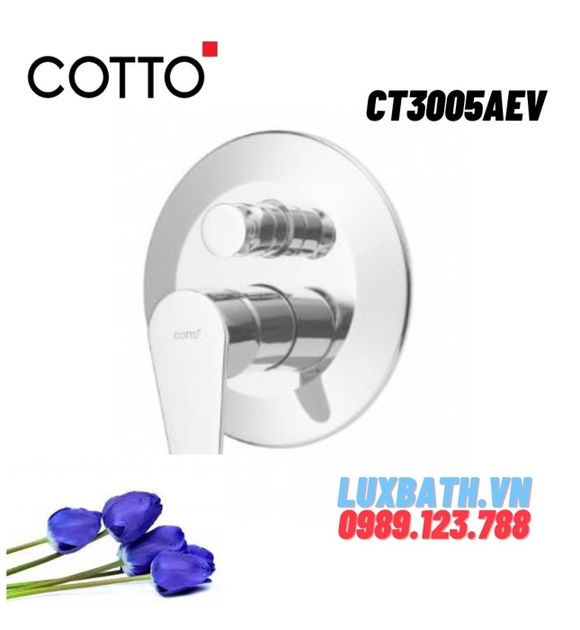 Mặt nạ sen tắm âm tường nóng lạnh COTTO CT3005AEV 