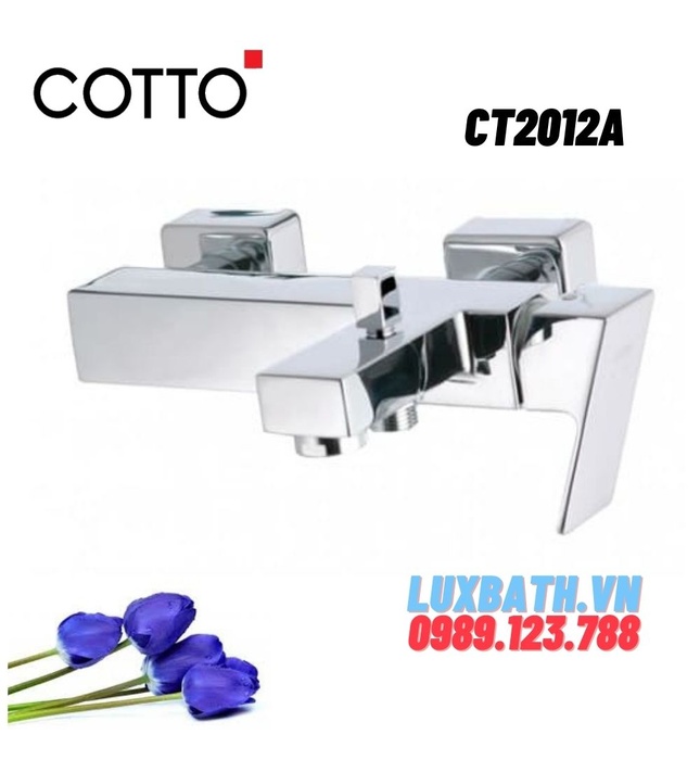 Củ Sen Tắm COTTO CT2012A Square Nóng Lạnh