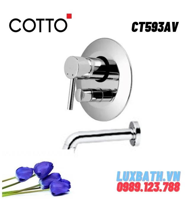 Củ Sen Tắm COTTO CT593AV Anthony Nóng Lạnh