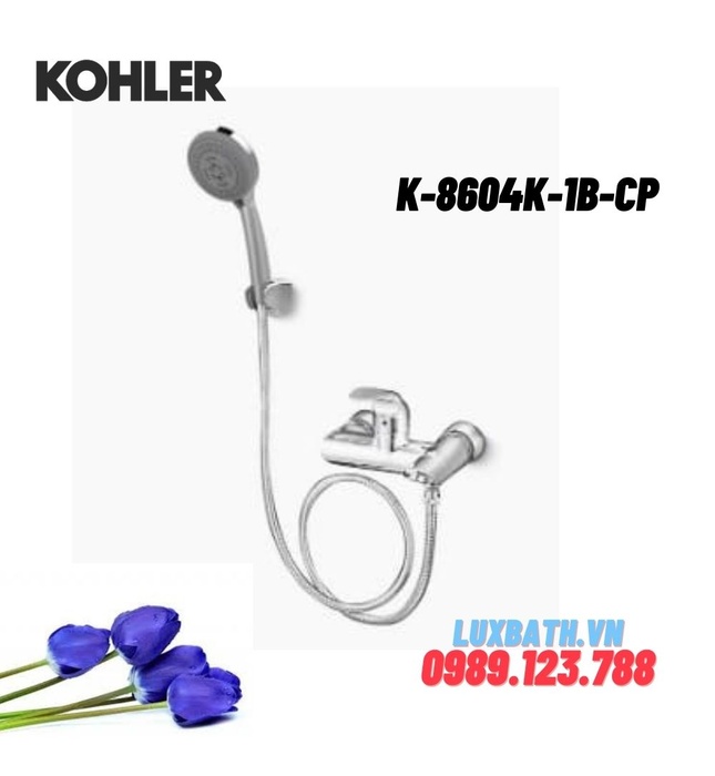 Vòi sen tắm treo tường Kohler CABRIOLE K-8604K-1B-CP