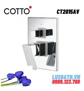 Củ Sen Tắm COTTO CT2015AV Square Nóng Lạnh