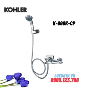 Vòi sen tắm treo tường Kohler CANDIDE K-666K-CP