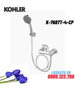 Vòi sen tắm treo tường Kohler WAVE K-7687T-4-CP