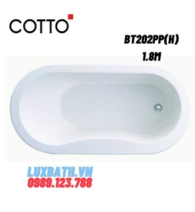Bồn tắm COTTO BT202PP(H) 1.8m