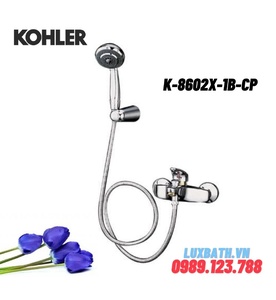Sen tắm gắn tường Kohler CABRIOLE K-8602X-1B-CP