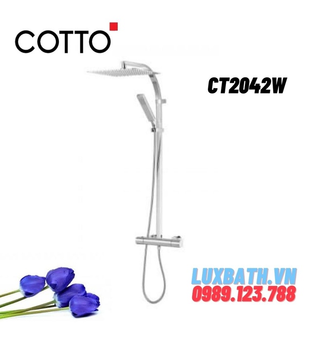 Sen Cây Nhiệt Độ COTTO CT2042W Square Nóng Lanh