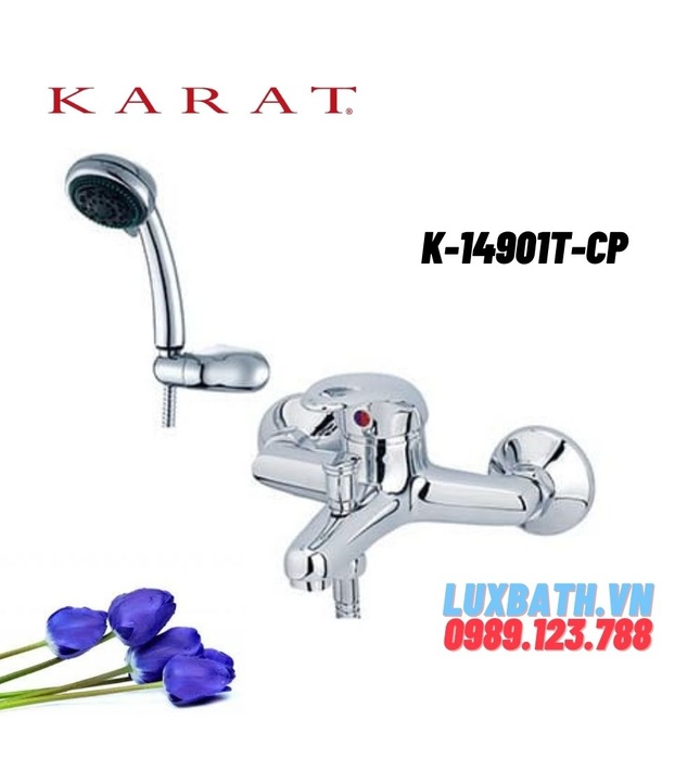 Sen và vòi xả bồn tắm karat SELENE K-14901T-CP